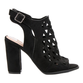 Chc Shoes Sandalias de calado negro