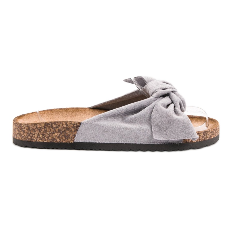 Anesia Paris Zapatillas de gamuza gris