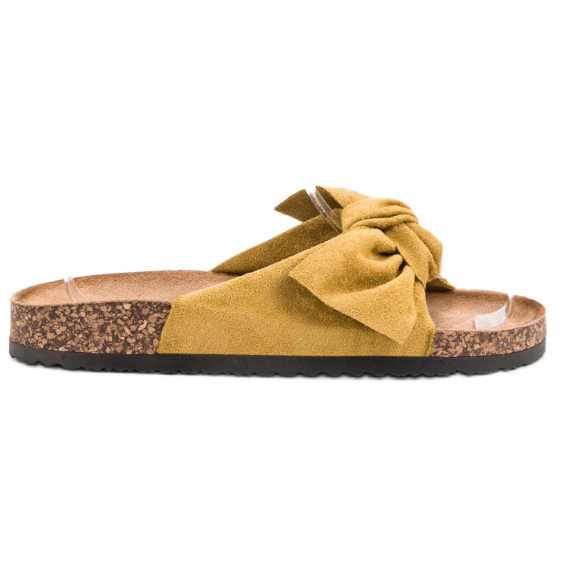Anesia Paris Zapatillas de gamuza amarillo