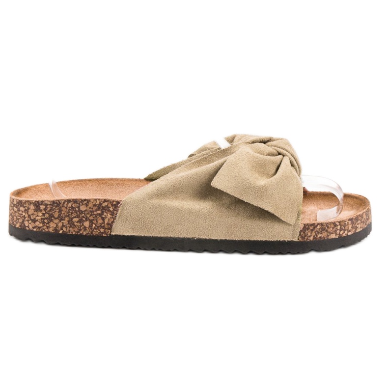 Anesia Paris Zapatillas de gamuza marrón