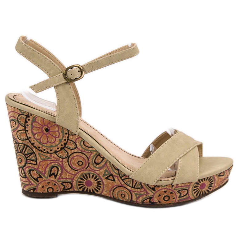 Corina Sandalias étnicas en beige Corina Sandalias étnicas en beige