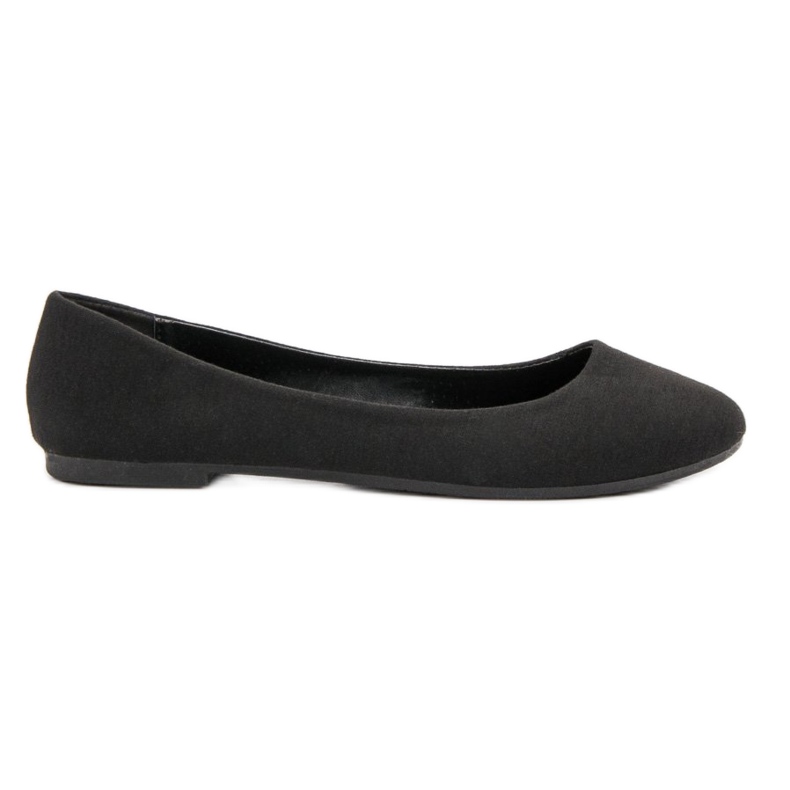 Ideal Shoes Bailarinas Textiles Negras negro
