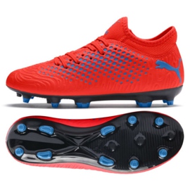 Botas de fútbol Puma Future 19.4 Fg Ag Jr 105554 01 rojo rojo