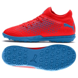 Botas de fútbol Puma Future 19.4 Tt Jr 105558 01 rojo rojo