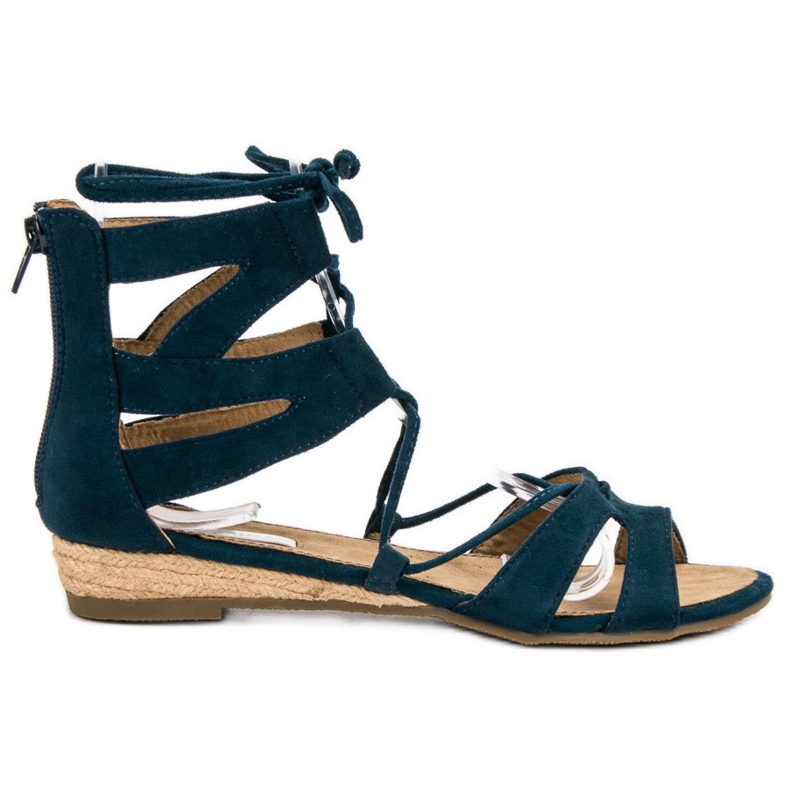 Corina Sandalias romanas azul marino