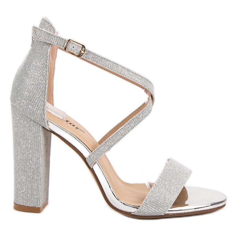 Seastar Sandalias de tacón gris Seastar Sandalias de tacón gris