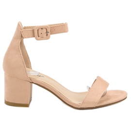 Seastar Sandalias de tacón en beige