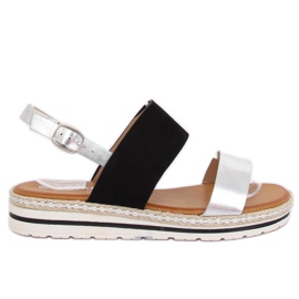 Sandalias de mujer negras F056 Negra negro