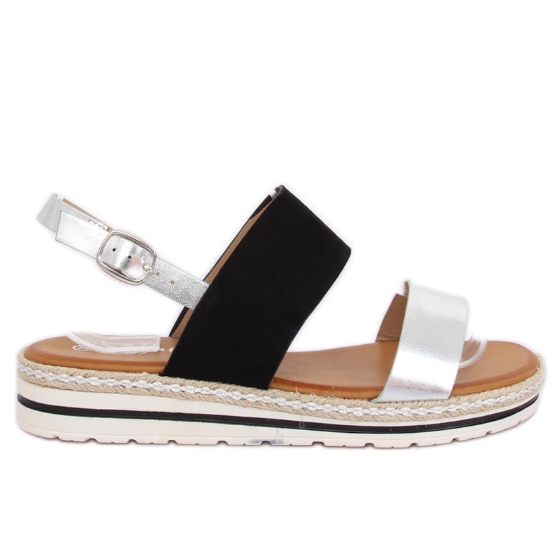 Sandalias de mujer negras F056 Negra negro