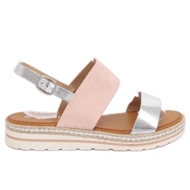 Sandalias mujer rosa F056 Rosa rosado