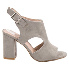 Sandalias VINCEZA cerradas gris