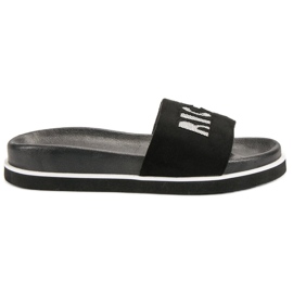 Vinceza Pantuflas negras negro