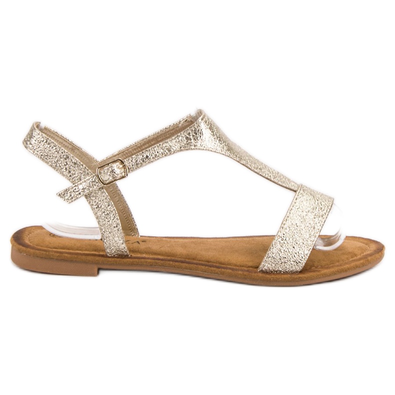 Vinceza Sandalias doradas dorado