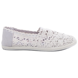 Seastar Slipons de encaje blanco