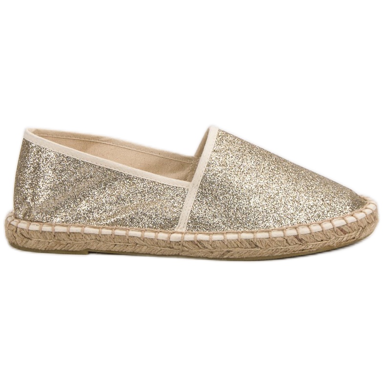 Cm Paris Alpargatas Doradas Brillantes dorado