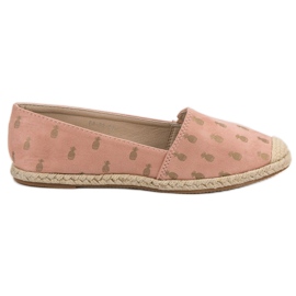 Lucky Shoes Alpargatas En Polvo En Piñas rosado Lucky Shoes Alpargatas En Polvo En Piñas rosado