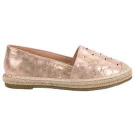 Lucky Shoes Alpargatas Con Jets rosado