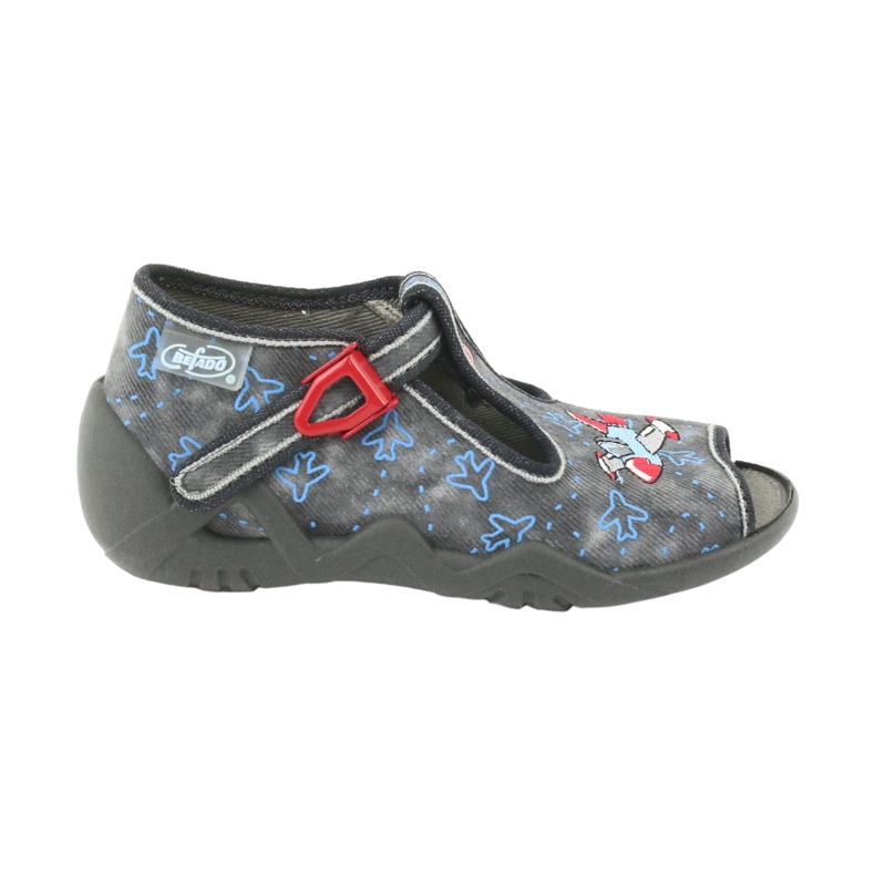 Calzado infantil befado 217P099 gris multicolor