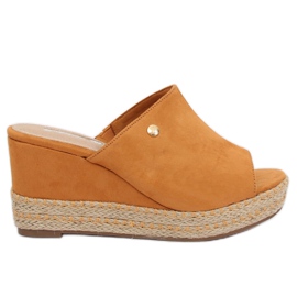 Camel MW-3M65 Sandalias de cuña camel marrón