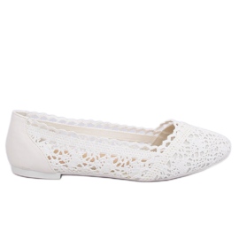 Bailarinas caladas blancas 4701 Blanco