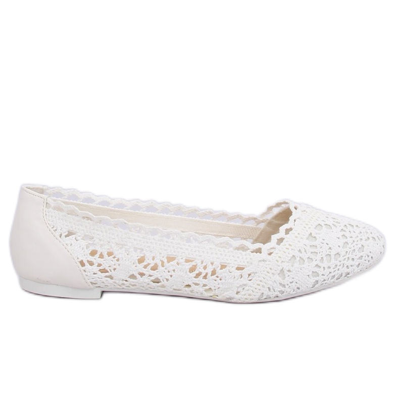 Bailarinas caladas blancas 4701 Blanco