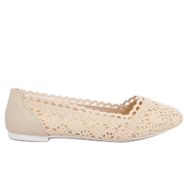 Bailarinas caladas beige 4701 Beige