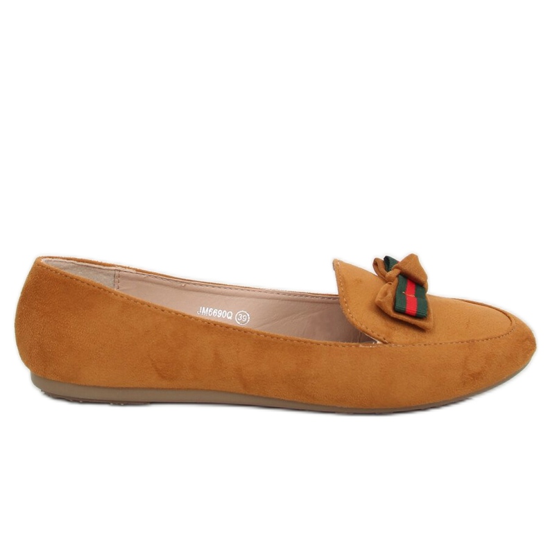 Mocasines de mujer camel JM6690Q Camel marrón