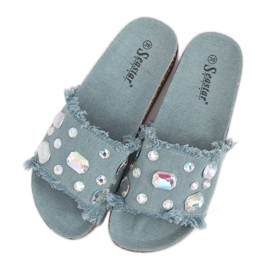 Zapatilla denim azul CK100 LT.BLUE multicolor