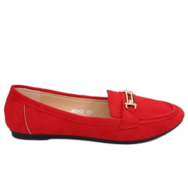 Mocasines Mujer Rojo JM8542Z Rojo