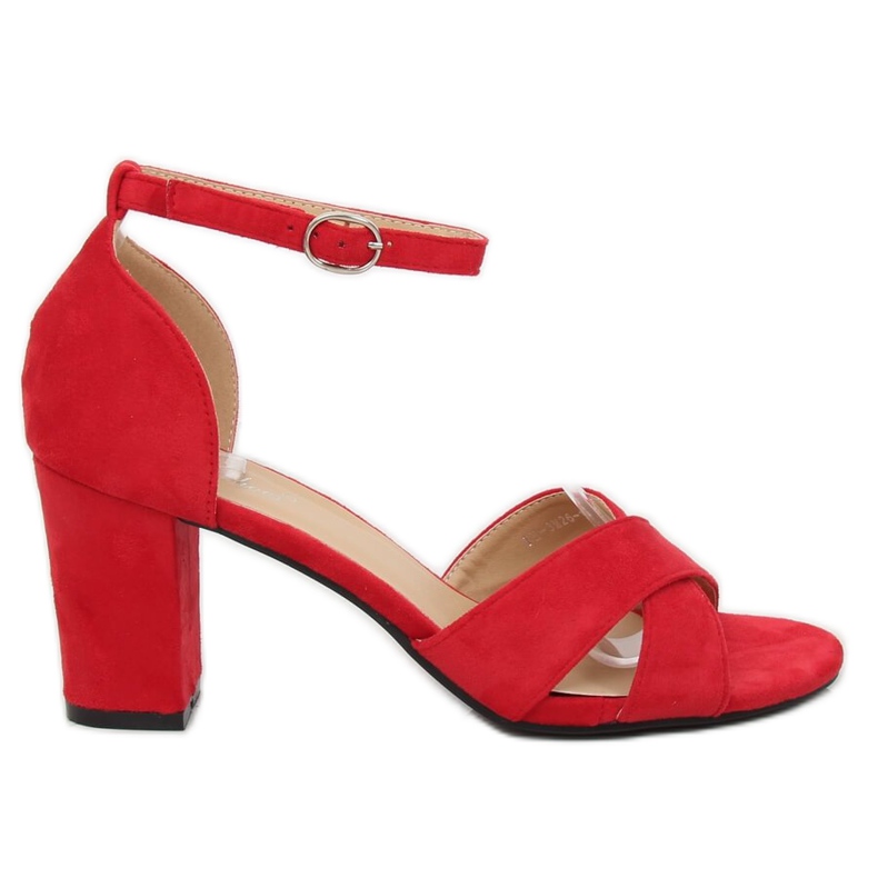 Rojo FH-3M26 Sandalias rojas en el poste