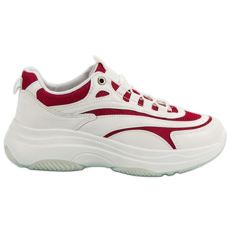 Zapatillas blancas y rojas blanco rojo