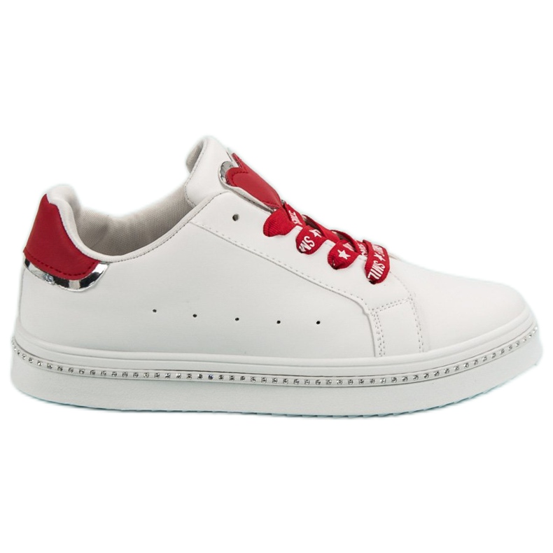 Calzado deportivo con cordones blanco