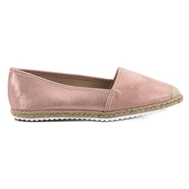 Lucky Shoes Alpargatas con purpurina rosa rosado