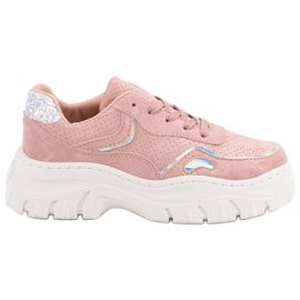 Zapatillas rosas de moda rosado