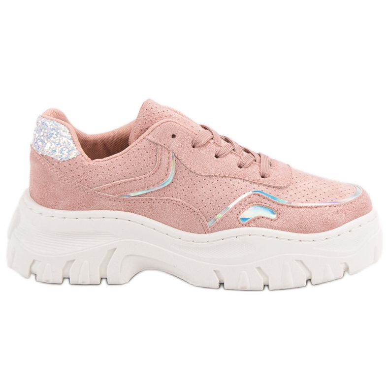 Zapatillas rosas de moda rosado