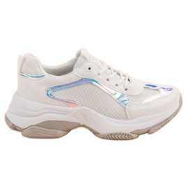 Renda Zapatillas de moda blanco