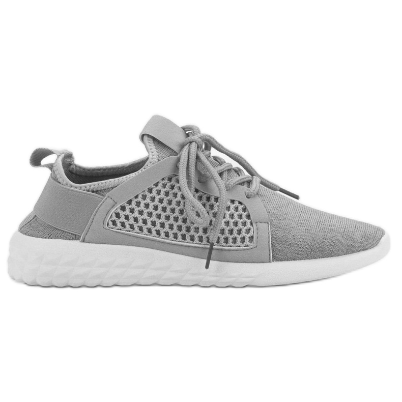 Calzado textil de moda gris