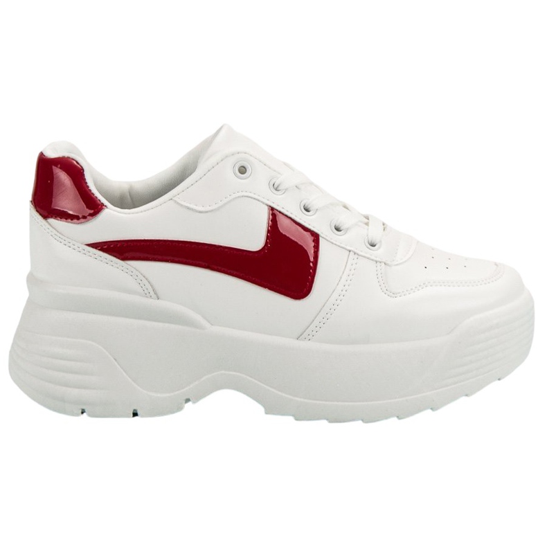 Kylie Zapatillas en la plataforma blanco
