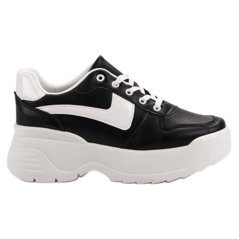 Kylie Zapatillas en la plataforma negro