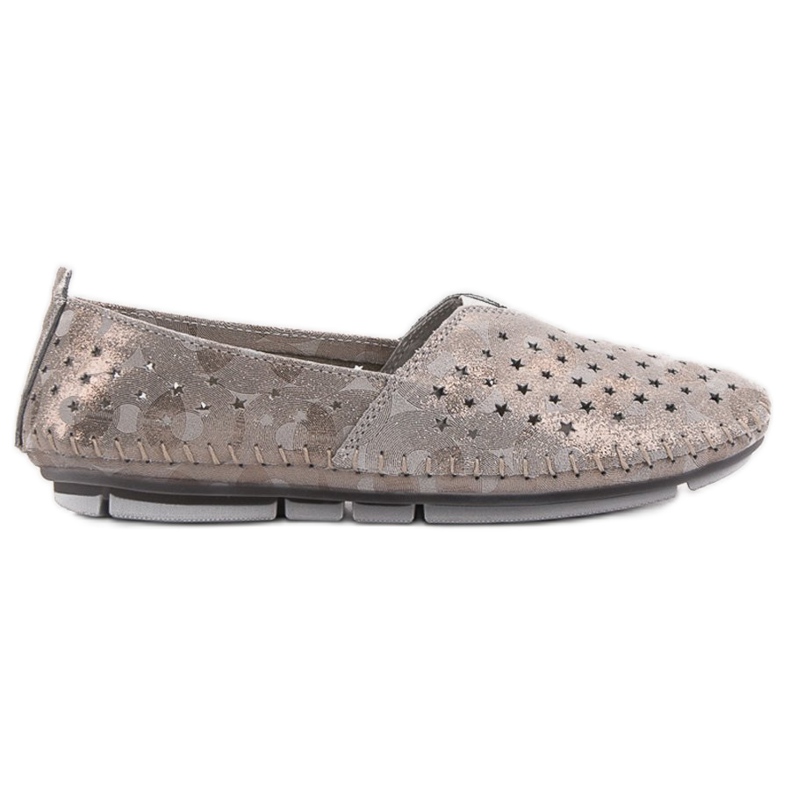 Kylie Zapatos de cuero para mujer beige