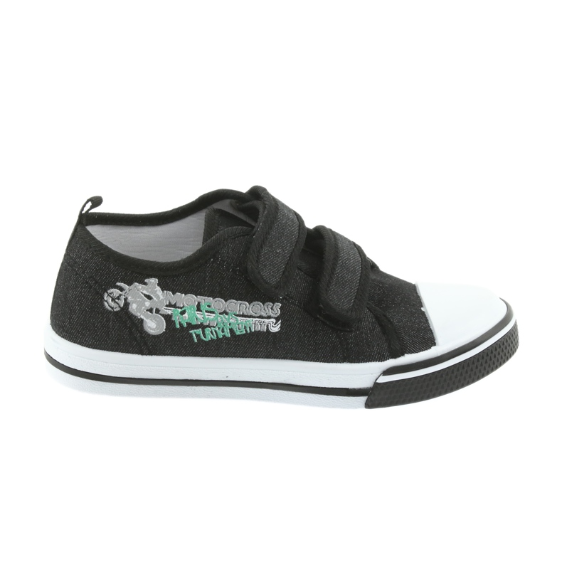 Zapatillas negras Motocross Atletico 1809 Velcro negro Zapatillas negras Motocross Atletico 1809 Velcro negro