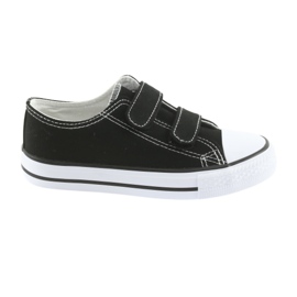 Atletico Zapatillas deportivas Atlético negras con velcro blanco negro