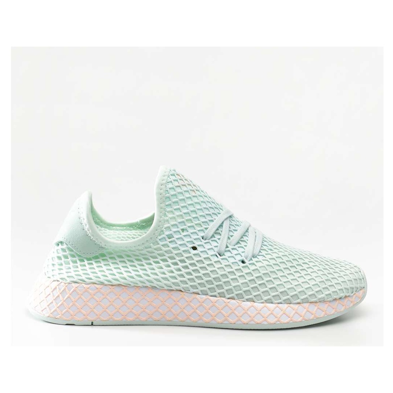 Adidas Deerupt Runner W Turquesa Calzado Blanco Claro Naranja multicolor