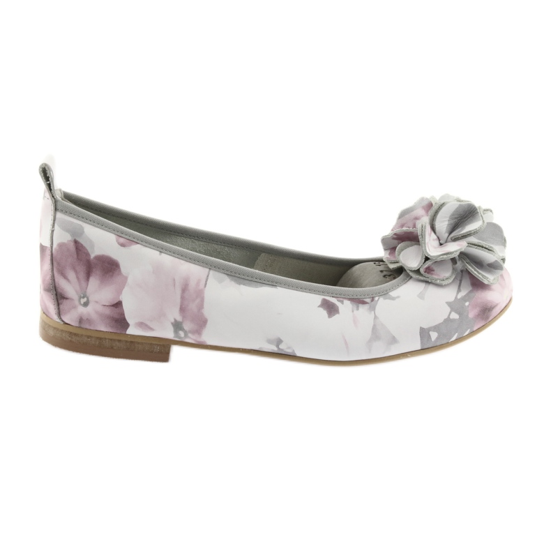 Ballerinas femeninas de Gianmarko con flores 92/82 White blanco