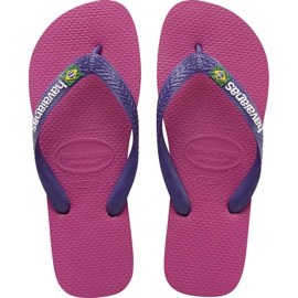 Havaianas Brasil Logo Frambuesa Rosa multicolor