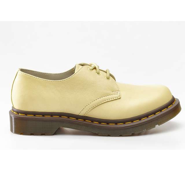 Dr. Martens 1461 Virginia Pastel Amarillo Virginia marrón