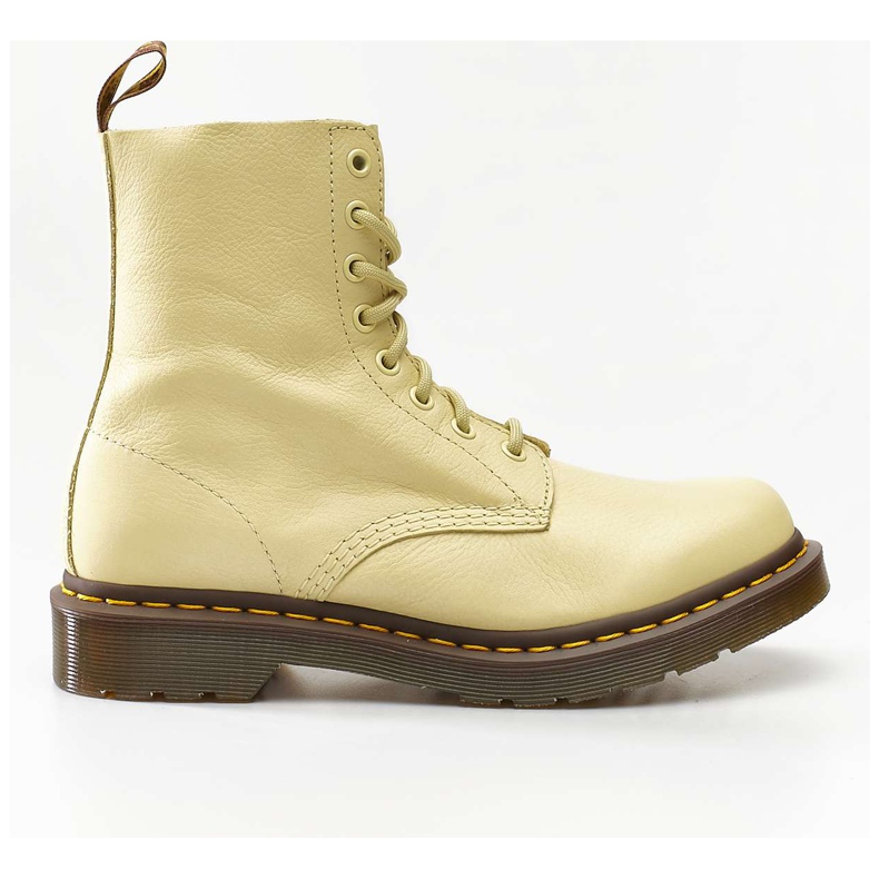Dr. Martens 1460 Pascal Virginia Pastel Amarillo Virginia marrón