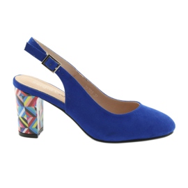 Sandalias en el poste Sergio Leone 788 indigo mic azul