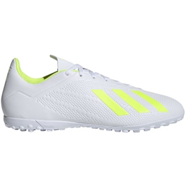 Botas de fútbol adidas X 18.4 Tf M BB9414 blanco blanco