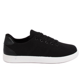 Zapatillas negras de mujer negras 7062-Y Black negro